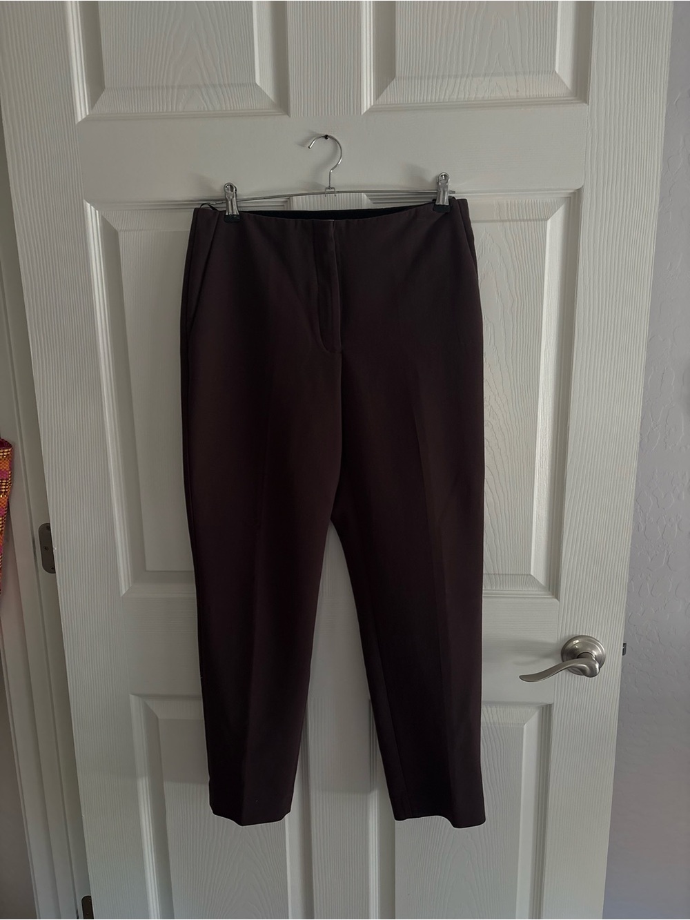 aritzia babaton pants dark brown size 8